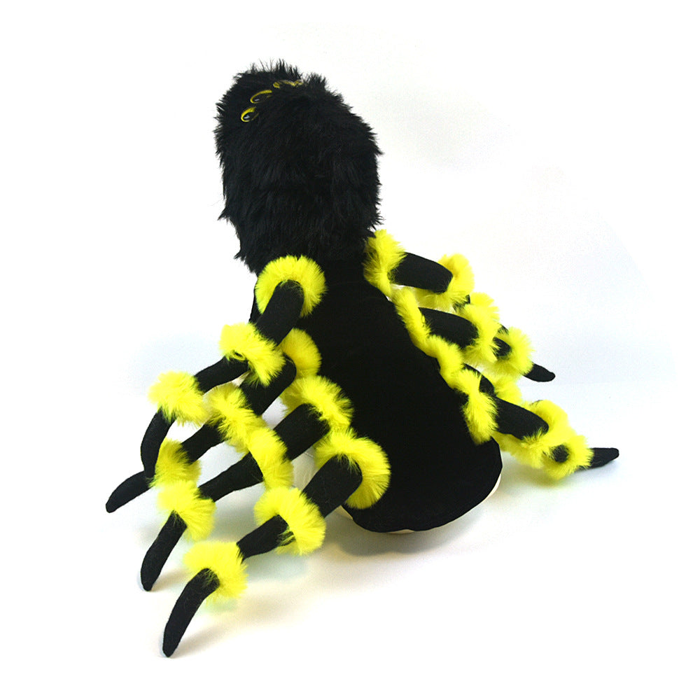 Disfraz de araña para perros y gatos - Halloween, vista del cierre