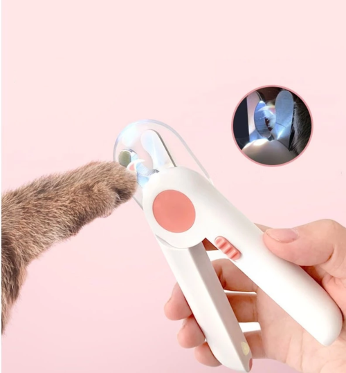 Cortauñas LED para gatos y cachorros